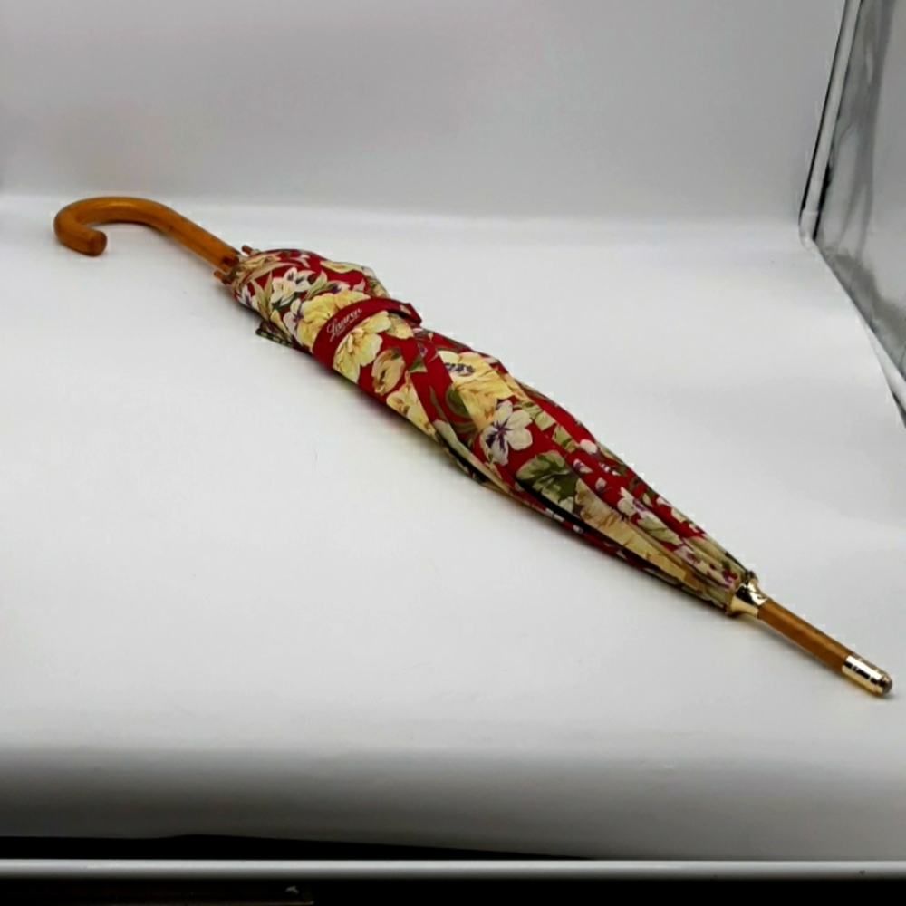 Lauren Ralph Lauren polo Vintage floral Doorman Handle Umbella